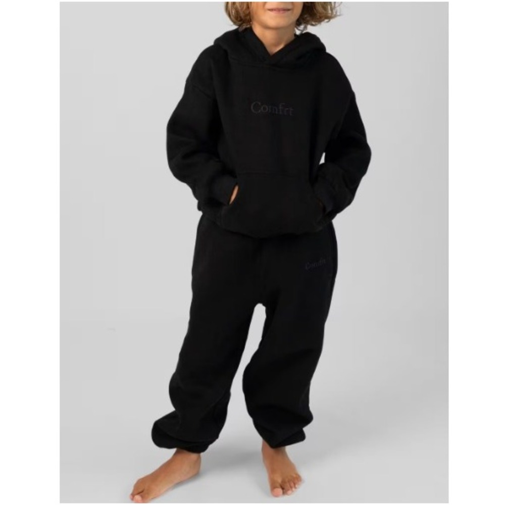 Comfrt Kids Onyx Black Long Sleeve Signature Hoodie Size XS NWT - Picture 4 of 11